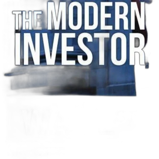 modern, investor, poster, blue transparent PNG cut-out