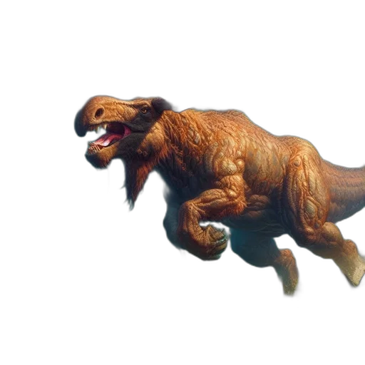 creature, animal, dragon, staff transparent PNG cut-out