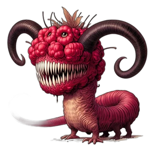 dragon, creature, animal, staff transparent PNG cut-out