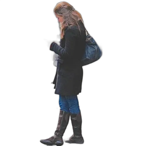 jacket, staff, dress, umbrella transparent PNG cut-out