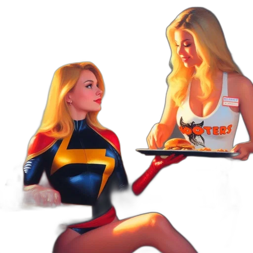 comic book art, concept art, 3d render, fantasy art transparent PNG cut-out