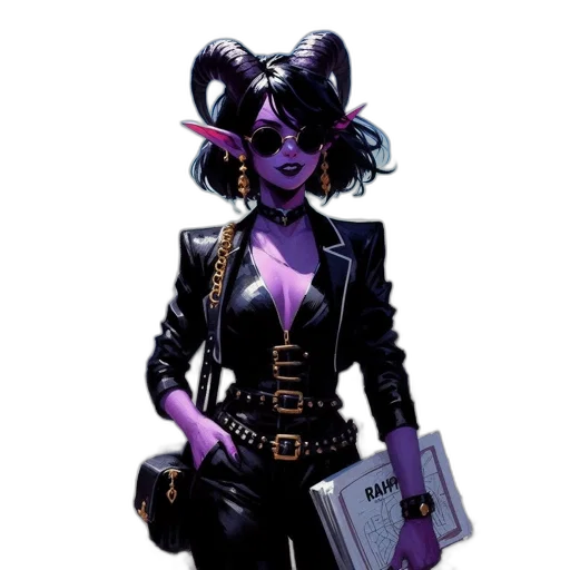 staff, comic book art, concept art, cyberpunk transparent PNG cut-out