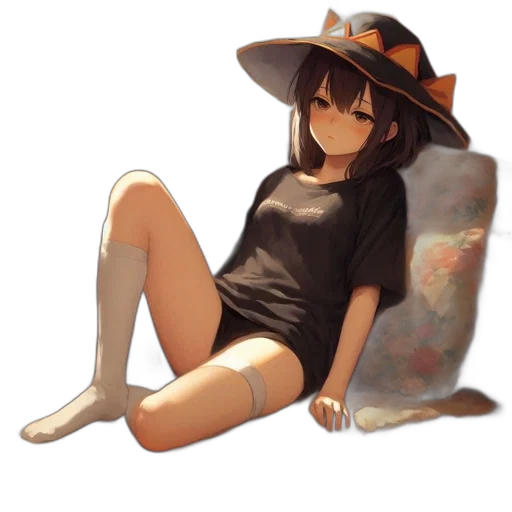 hat, dress, creature, furniture transparent PNG cut-out