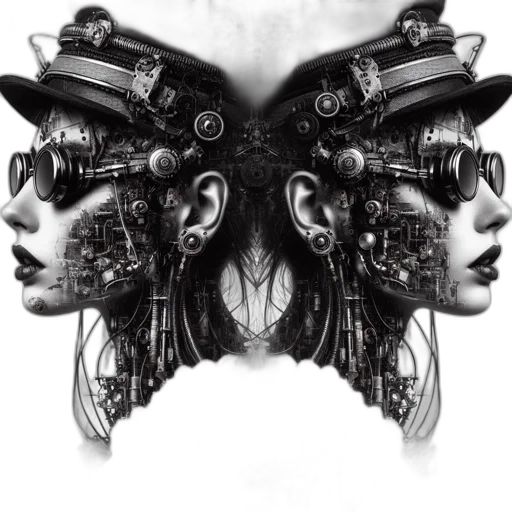 mask, face, crown, robot transparent PNG cut-out