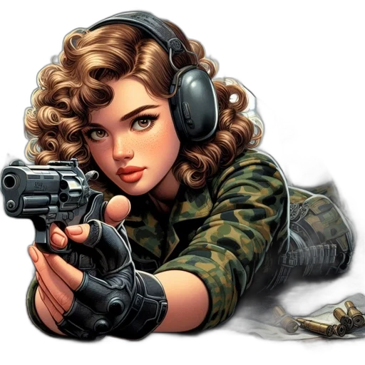 weapon, comic book art, pixel art, concept art transparent PNG cut-out