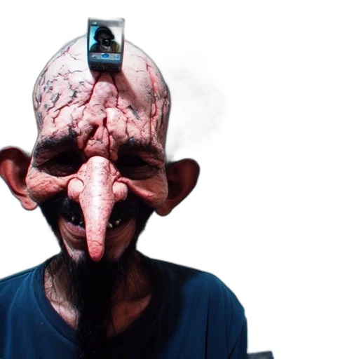 mask, face, creature, hat transparent PNG cut-out
