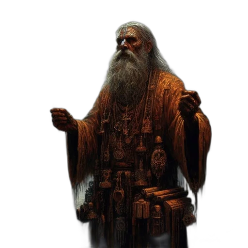 staff, face, fantasy art, concept art transparent PNG cut-out
