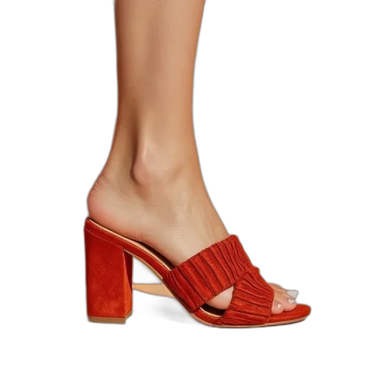 shoes, red, amelia, sandal transparent PNG cut-out