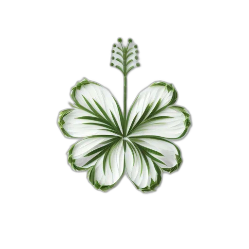 flower, crown, jewelry, staff transparent PNG cut-out