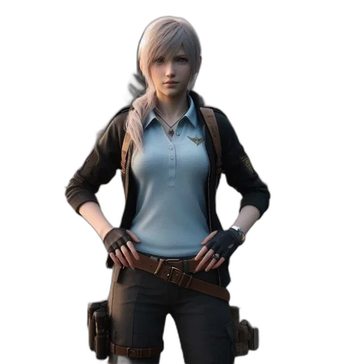jacket, staff, weapon, concept art transparent PNG cut-out