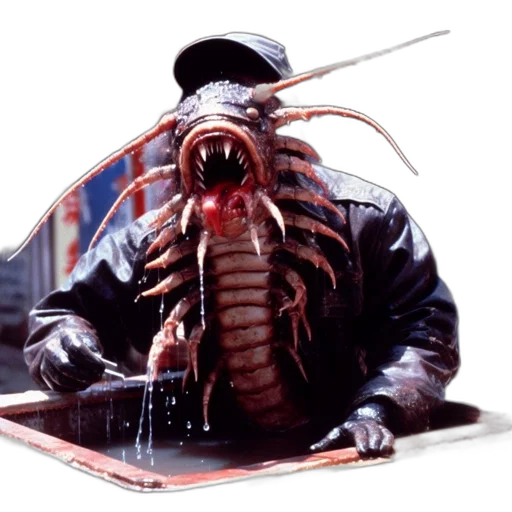 creature, animal, jacket, hat transparent PNG cut-out