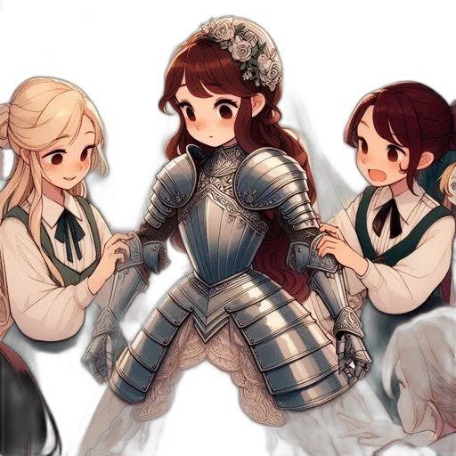 sword, dress, staff, crown transparent PNG cut-out