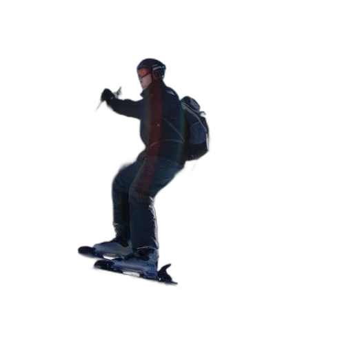 jacket, staff, robot, creature transparent PNG cut-out