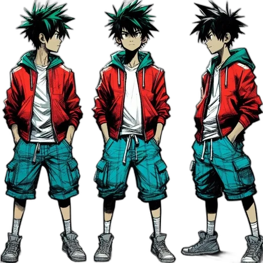 jacket, concept art, anime, comic book art transparent PNG cut-out
