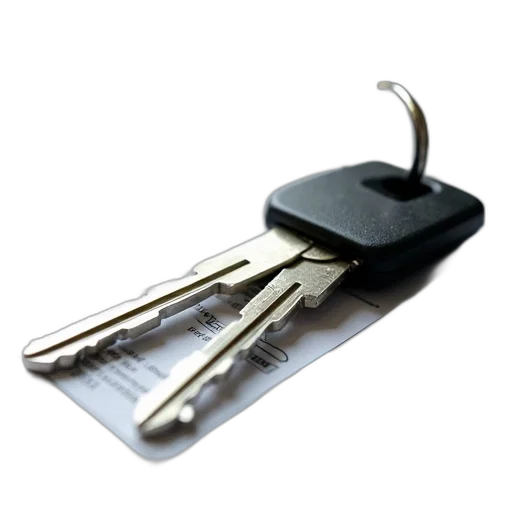 car, weapon, staff, keys transparent PNG cut-out