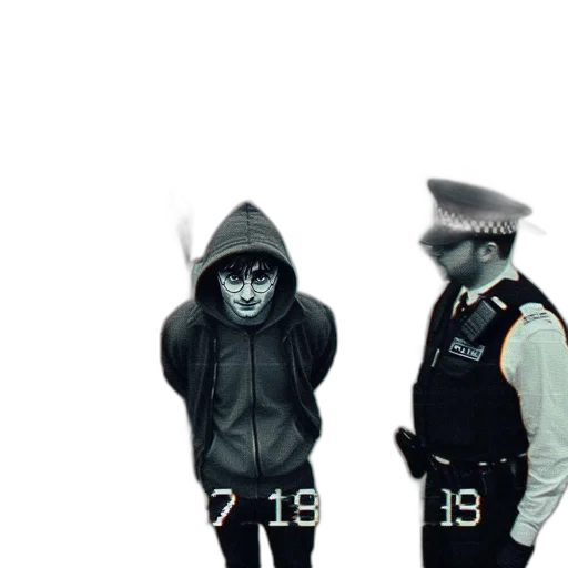 mask, jacket, face, vaporwave transparent PNG cut-out