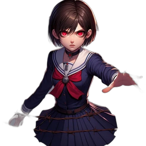 staff, face, creature, dress transparent PNG cut-out