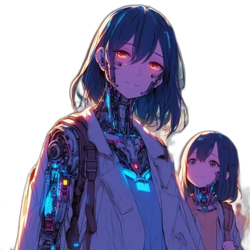 robot, jacket, jewelry, dress transparent PNG cut-out