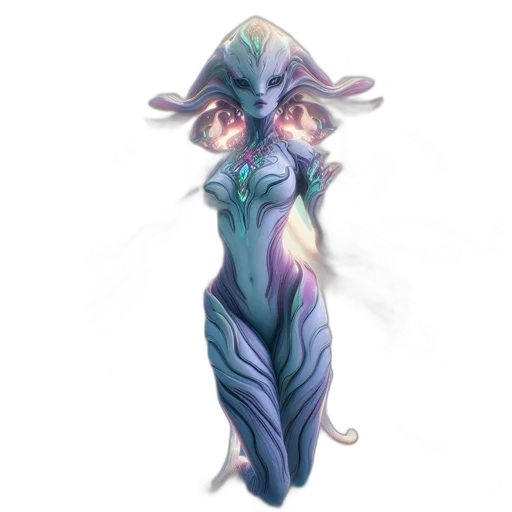 creature, staff, dress, mask transparent PNG cut-out