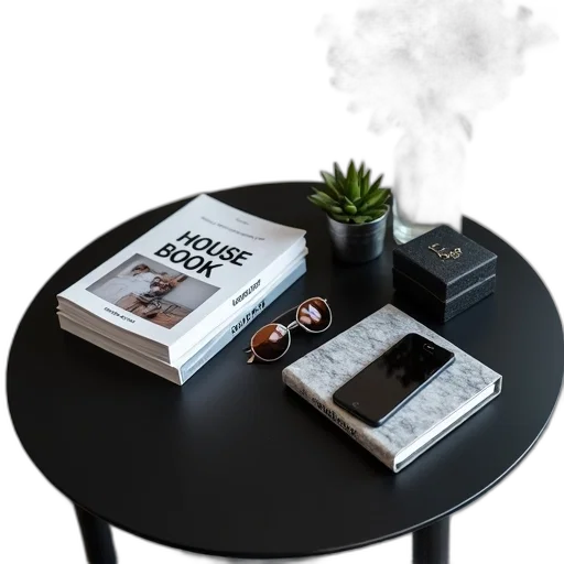 furniture, 3d render, fog, monochrome transparent PNG cut-out