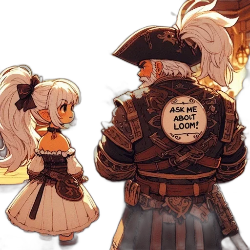 jacket, weapon, dress, concept art transparent PNG cut-out