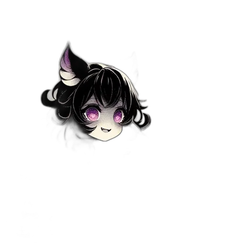 staff, mask, creature, hair transparent PNG cut-out
