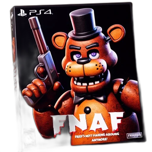 concept art, 3d render, animated, bear transparent PNG cut-out
