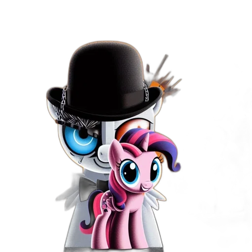 hat, robot, crown, bottle transparent PNG cut-out
