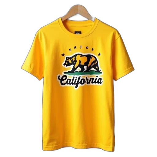 yellow, t-shirt, graphic, design transparent PNG cut-out