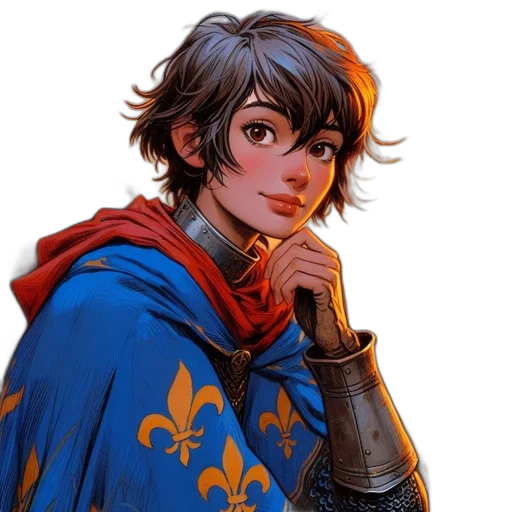 face, sword, staff, crown transparent PNG cut-out