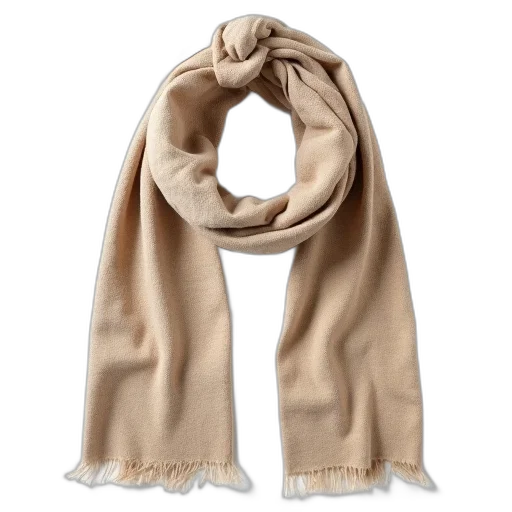earth tones, beige, scarf, textured transparent PNG cut-out