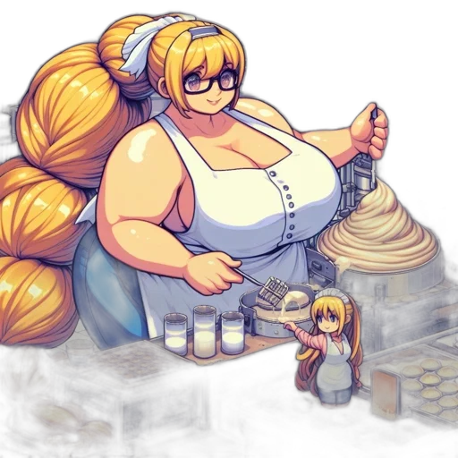 food, concept art, pixel art, cyberpunk transparent PNG cut-out