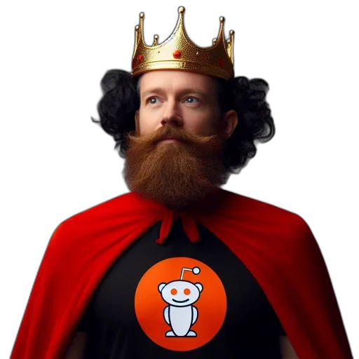 crown, staff, face, animal transparent PNG cut-out