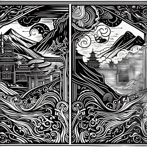 comic book art, fantasy art, concept art, cartoon transparent PNG cut-out