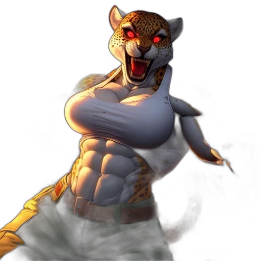 animal, concept art, fantasy art, 3d render transparent PNG cut-out