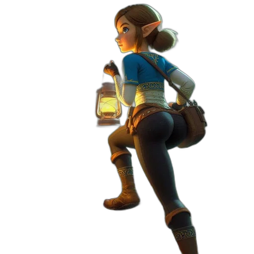 staff, bottle, weapon, hat transparent PNG cut-out