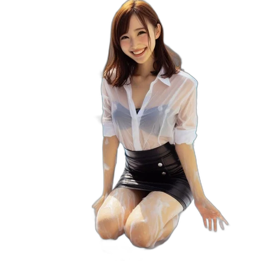 dress, robot, jacket, staff transparent PNG cut-out