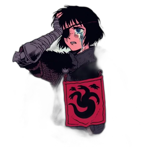 dragon, mask, sword, weapon transparent PNG cut-out
