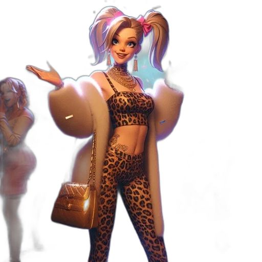 dress, jacket, concept art, 3d render transparent PNG cut-out