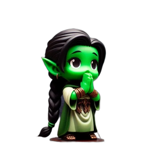staff, dragon, creature, 3d render transparent PNG cut-out
