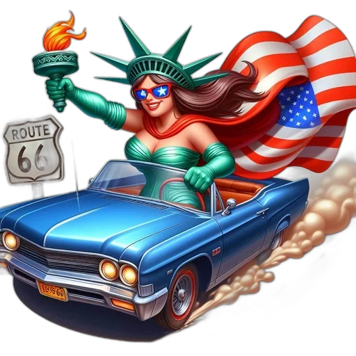 car, concept art, cartoon, comic book art transparent PNG cut-out