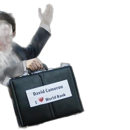 man, suit, holding, briefcase transparent PNG cut-out