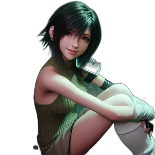 weapon, dress, face, concept art transparent PNG cut-out