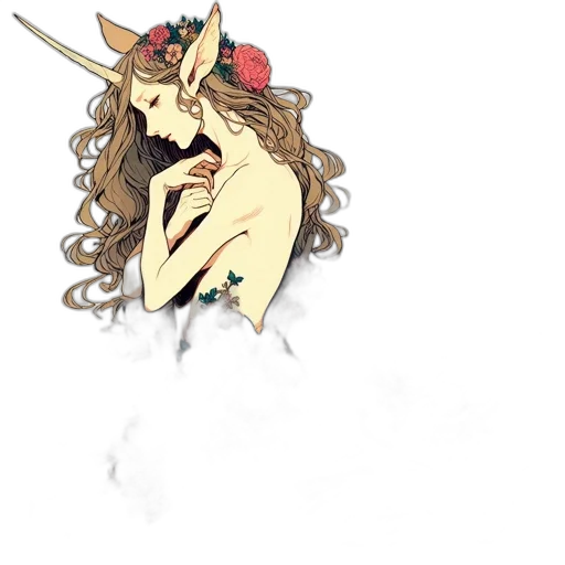 dragon, mask, staff, hat transparent PNG cut-out