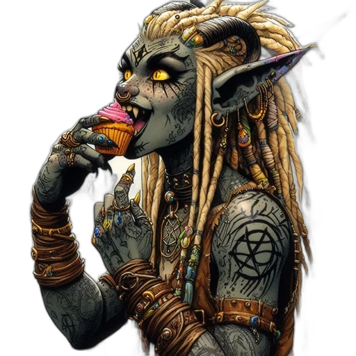 food, dragon, jewelry, staff transparent PNG cut-out