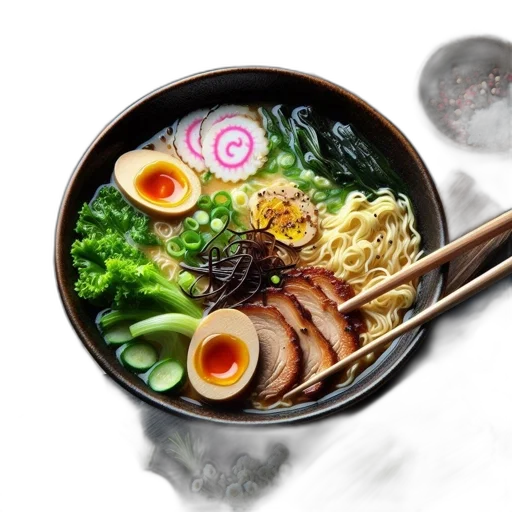 food, photorealistic, 3d render, bowl transparent PNG cut-out