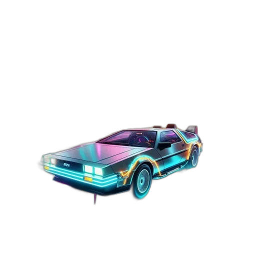 car, jacket, robot, weapon transparent PNG cut-out