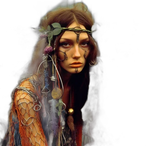 face, jewelry, staff, mask transparent PNG cut-out
