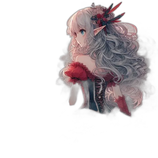 dragon, crown, dress, creature transparent PNG cut-out