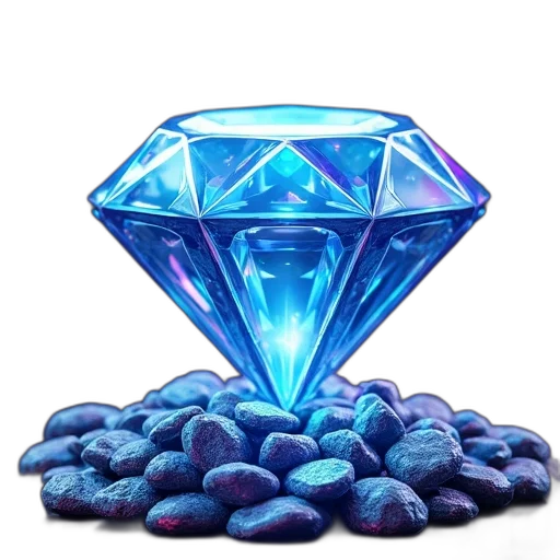 jewelry, crown, 3d render, pixel art transparent PNG cut-out